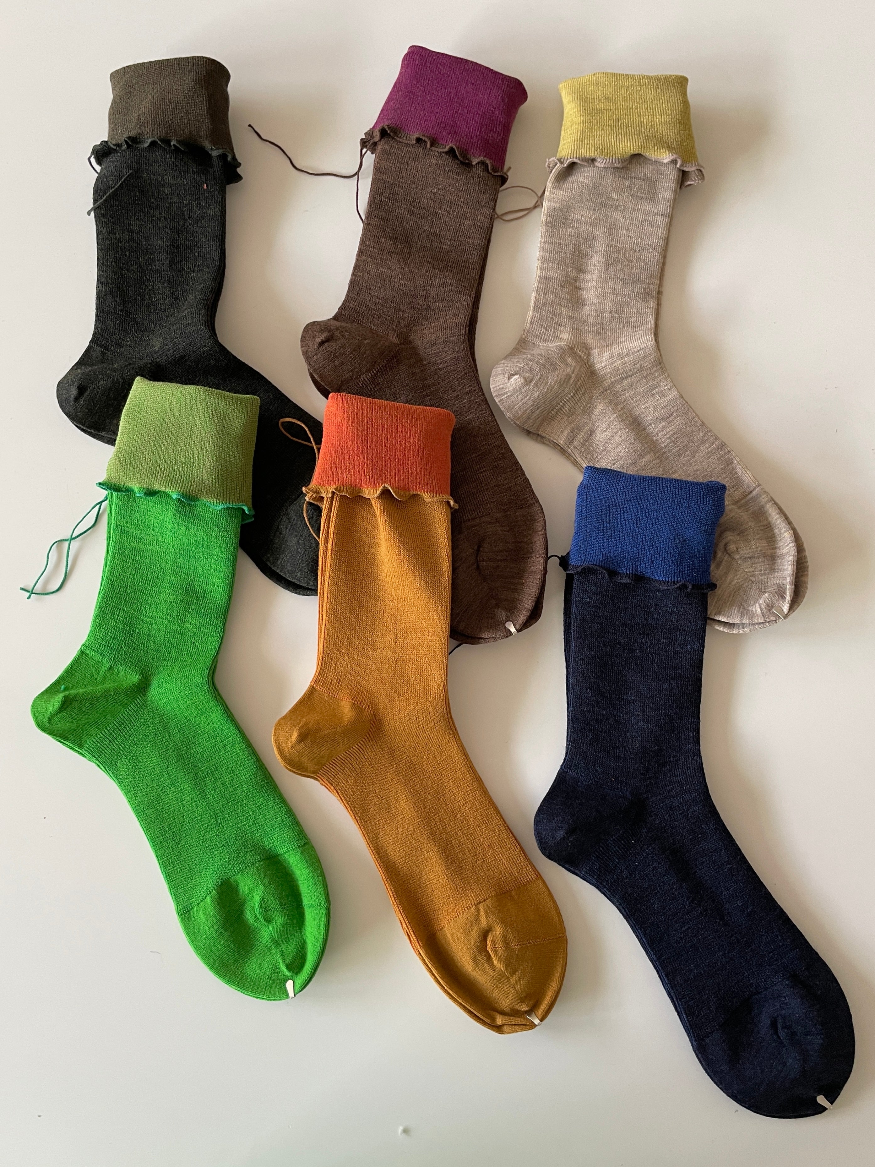 Reversible Wool Socks, Himukashi (six colour options) – KLAY