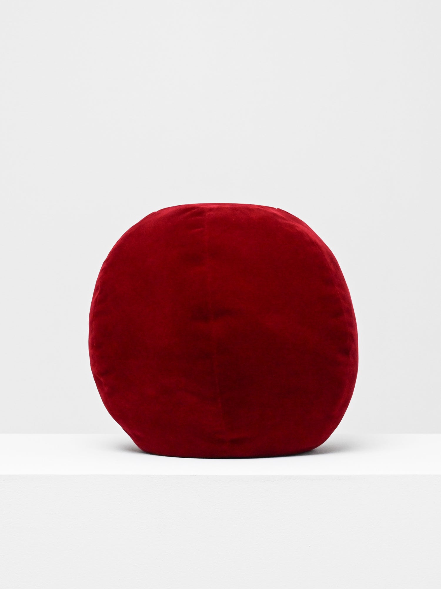 SALE Globe Cushion, Ruby Velvet