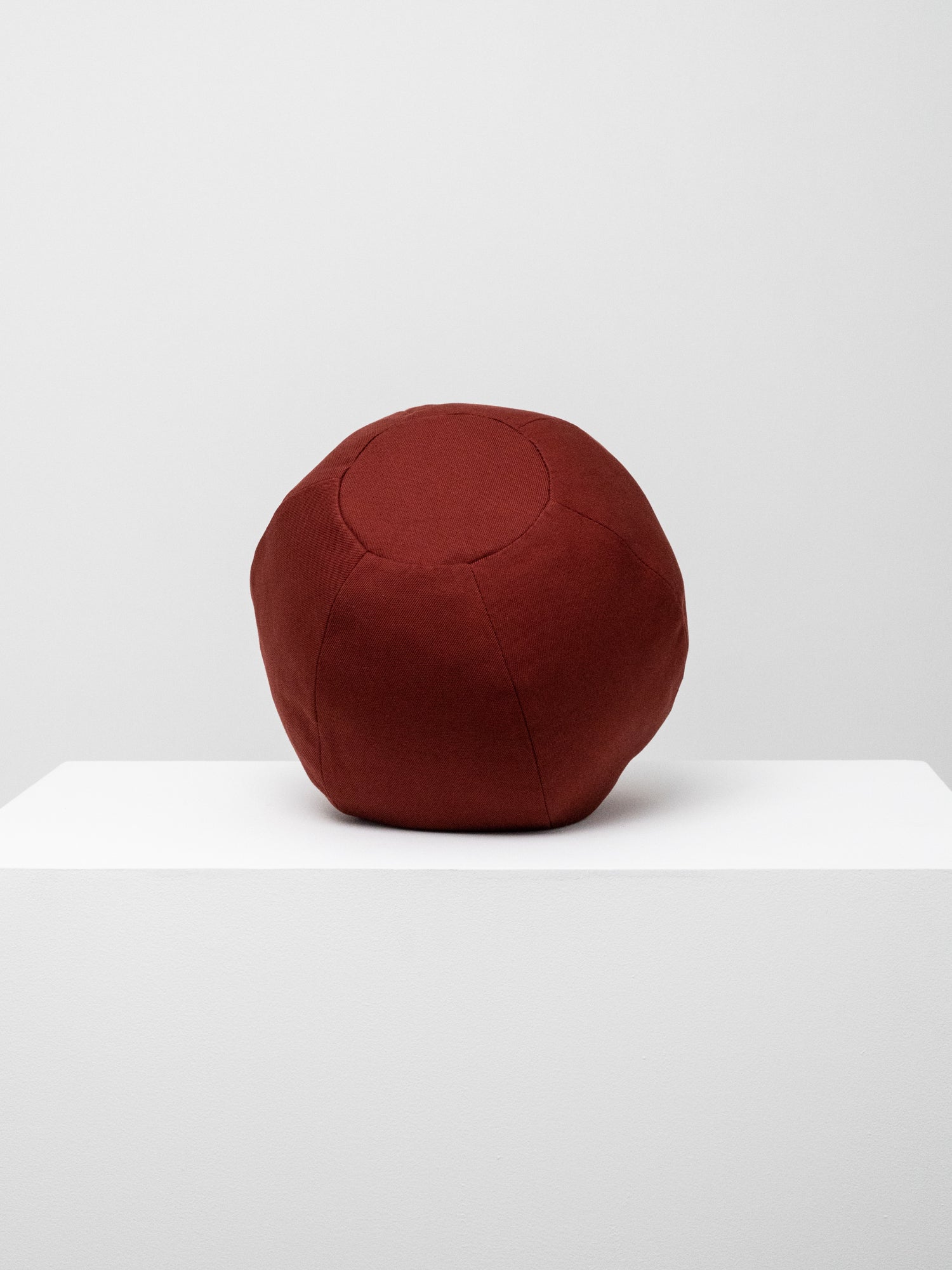 SALE Globe Cushion, Red Wine Cotton