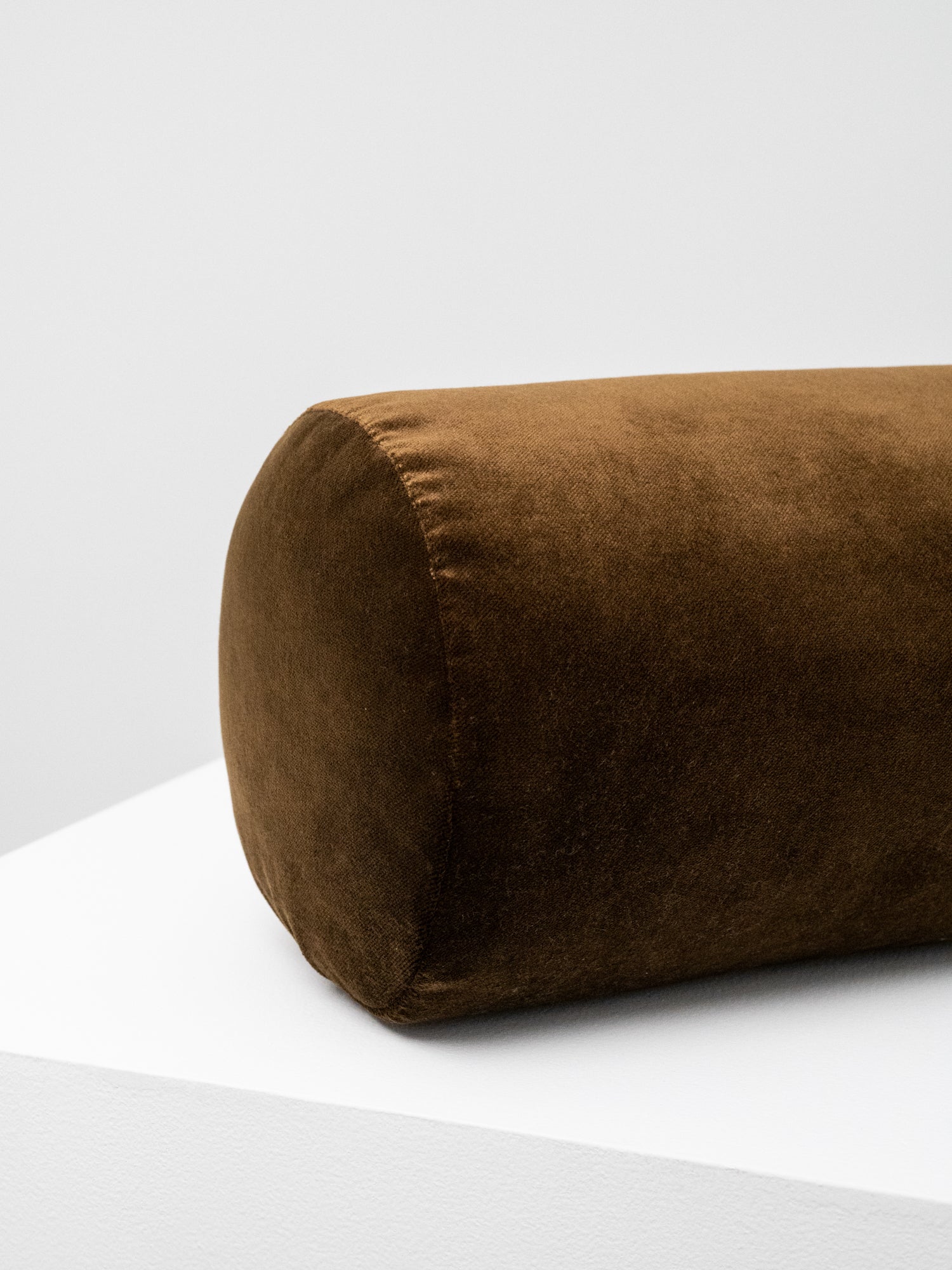 SALE Bolster Cushion, Bronze Velvet