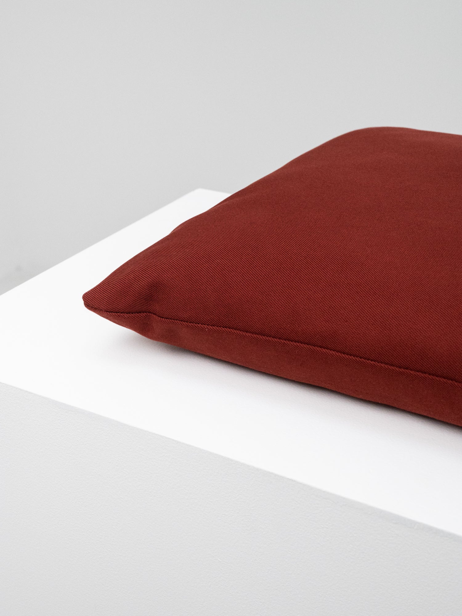SALE Square Cushion, Red Wine Cotton