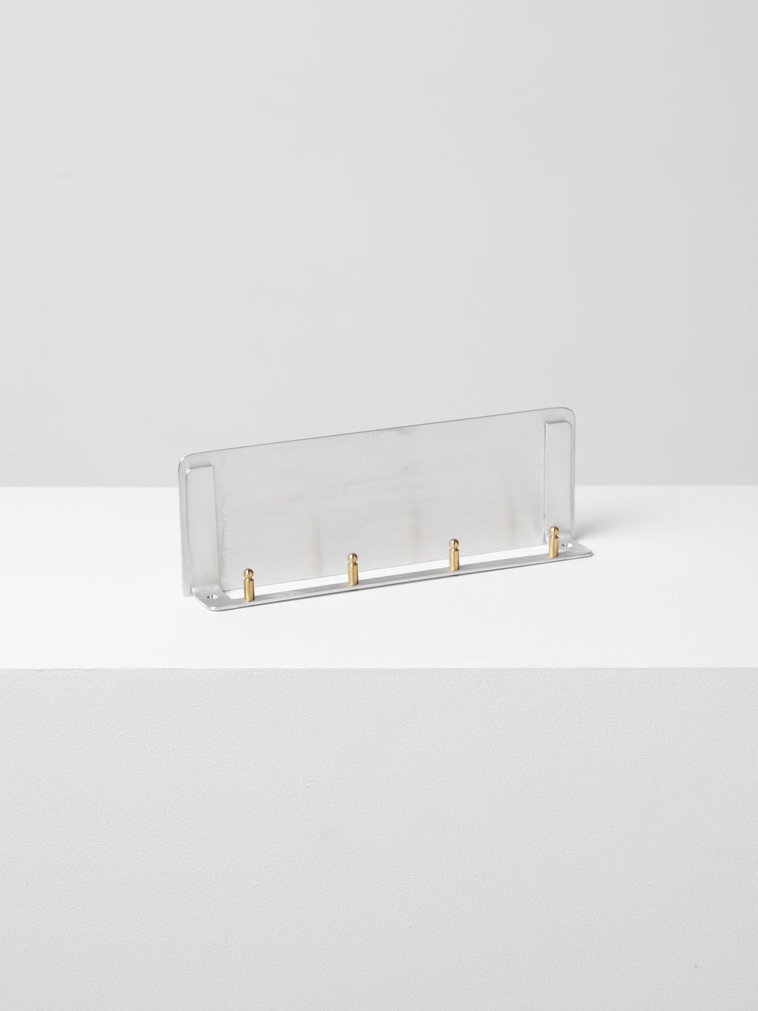 Aluminium & Brass Mini Shelf, BOLTS Hardware Japan