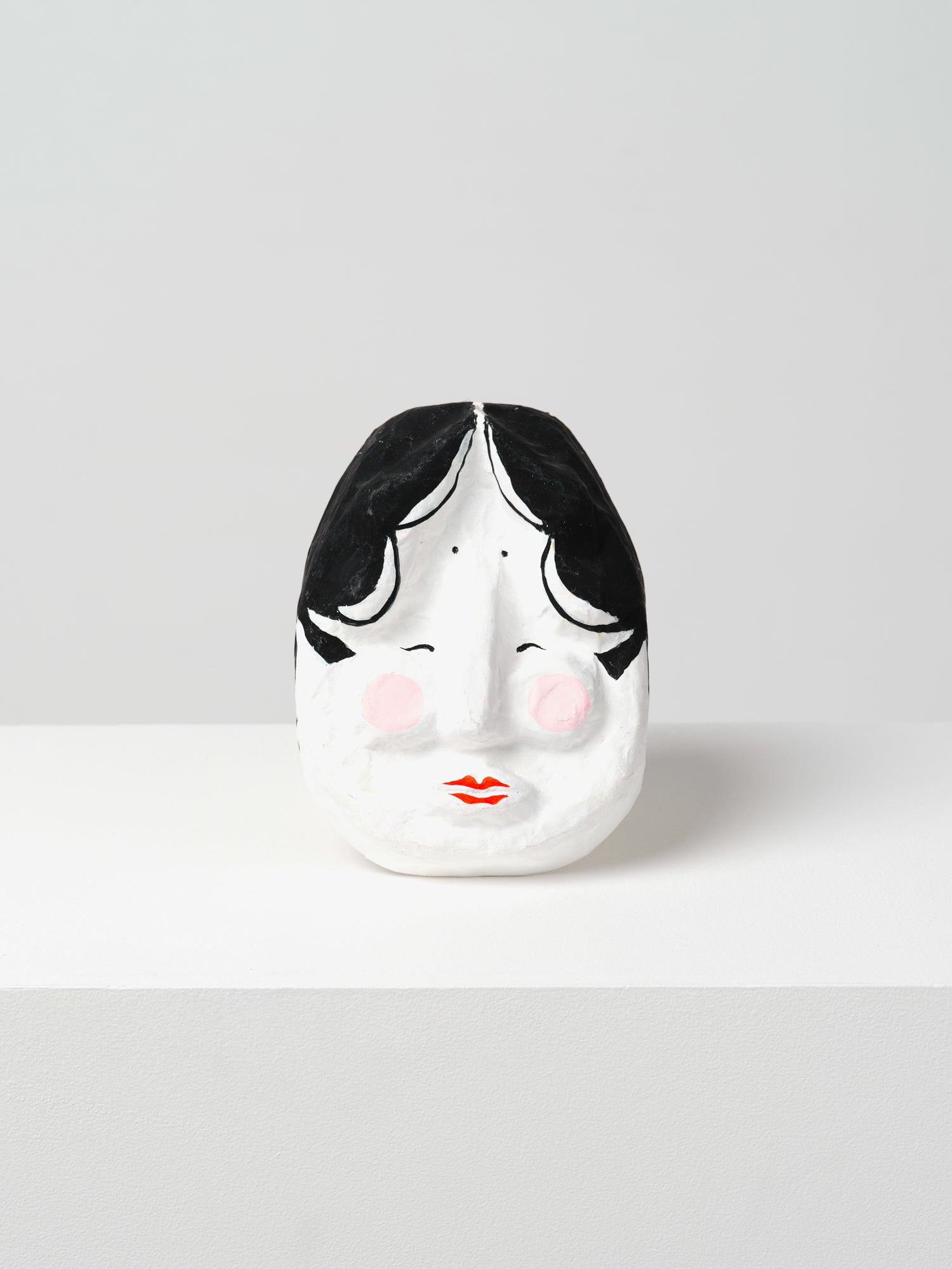 Hariko (papier-maché) masks made by Furukawa in Kyoto