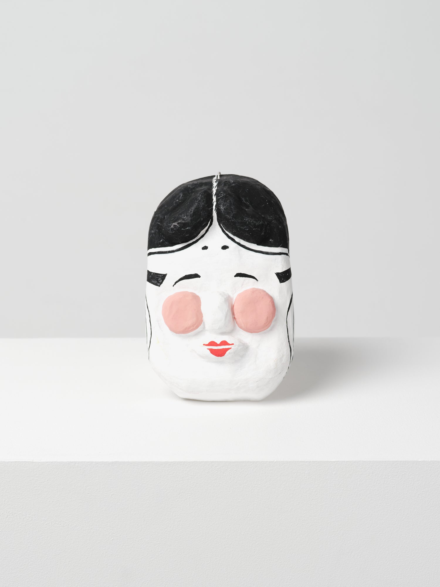 Hariko (papier-maché) masks made by Furukawa in Kyoto