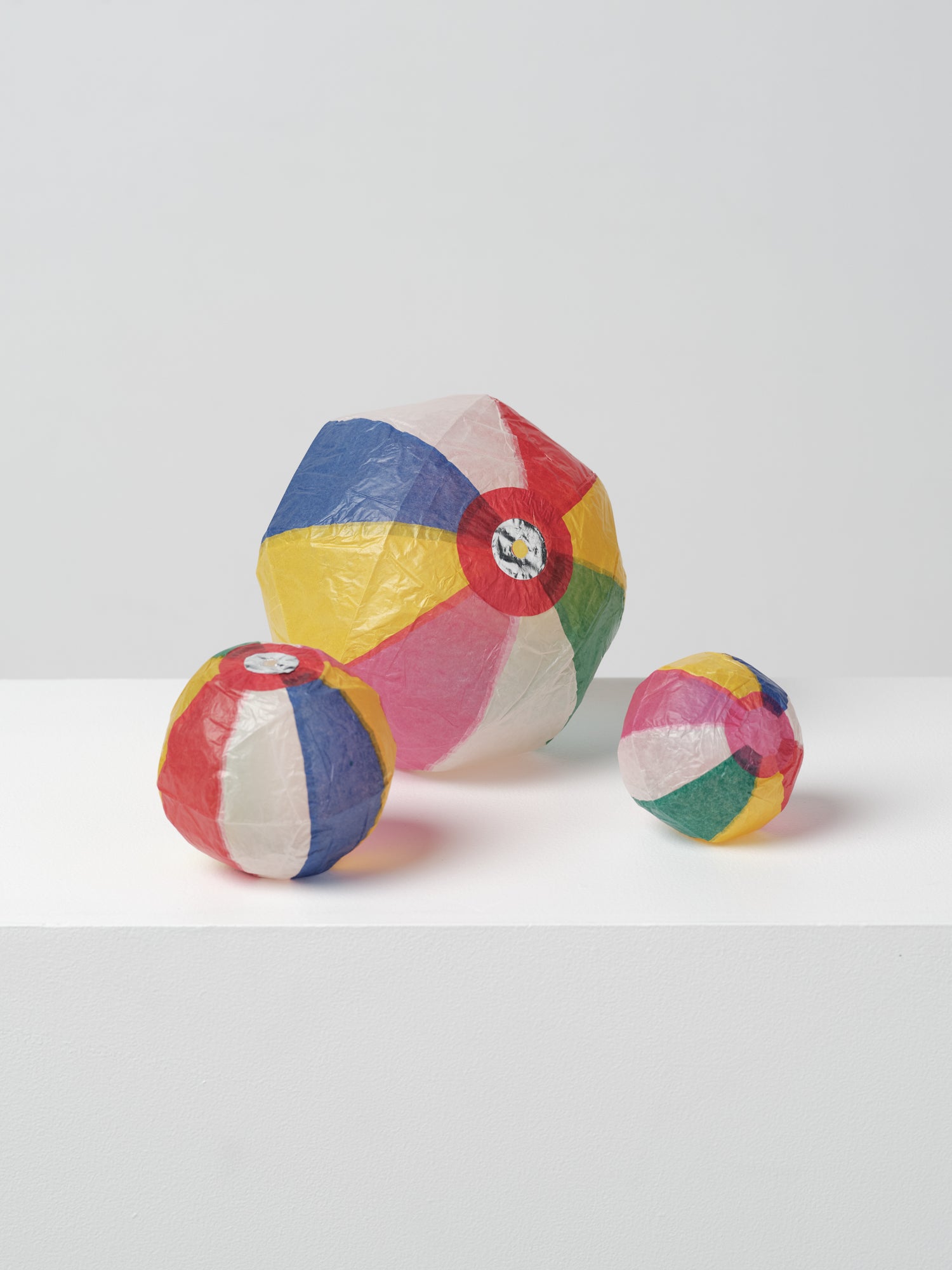 Paper Balloon Blow up Balls (three pack)